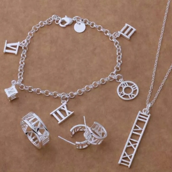 .925 Roman Numerals Bracelet - Picture 4 of 4